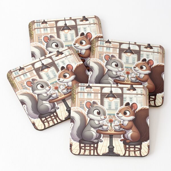 Item preview, Espresso Love - Squirrels at a Cafe designed and sold by AliceSMM.