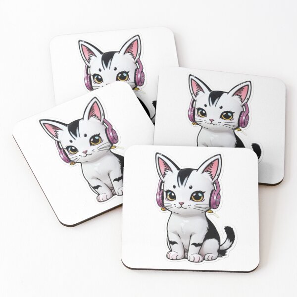 Item preview, Music loving kitten designed and sold by pixelRatz.