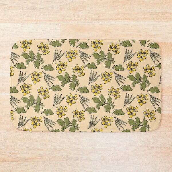Item preview, Chelidonium Majus floral vector pattern designed and sold by Aeterna Prints.