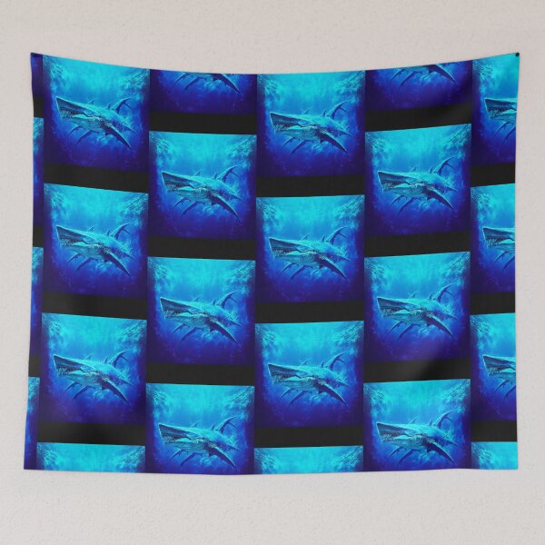 Item preview, Shark Tank in the Deep ocean, protector of the marine life designed and sold by AnalajiaDesigns.