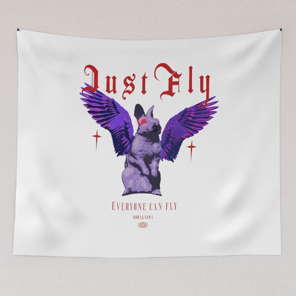 Item preview, If you want to fly, JUST FLY  designed and sold by MissNiceDesign.