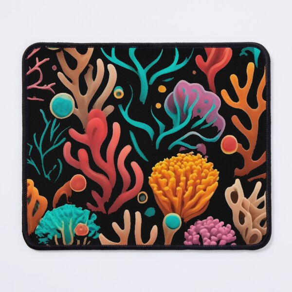 Aperçu de l'œuvre vie marine, récif corallien, biodiversité créée et vendue par DesignGoodStore.