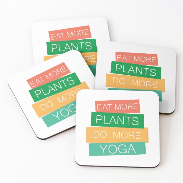 Item preview, Eat more plants do more yoga designed and sold by Ouzgane.