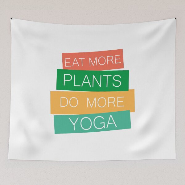 Item preview, Eat more plants do more yoga designed and sold by Ouzgane.