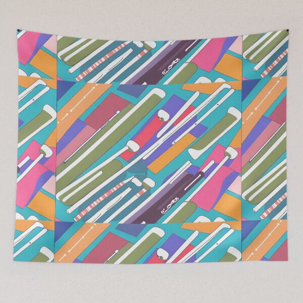 Item preview, Colorful Cane Inspo Pattern designed and sold by IndeOandM.