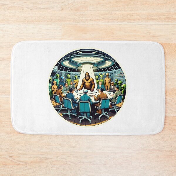 Item preview, Meeting | Bigfoot And Aliens | Ufo | Believe designed and sold by ShopCoolStop.