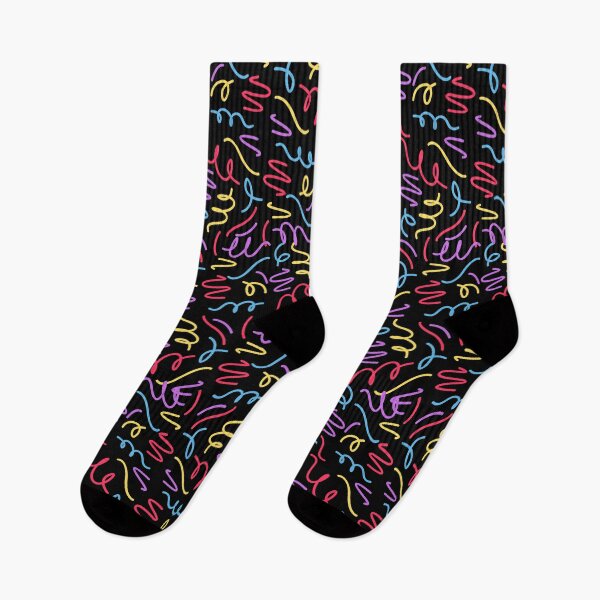 Item preview, Abstract Lines Neon Pastel Lines Pattern for Crazy people  designed and sold by crazymessygirl.