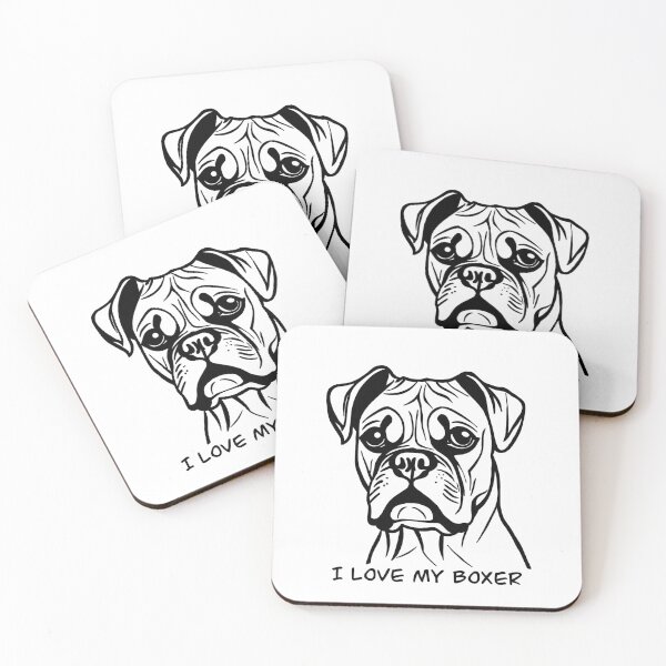 Item preview, I Love My Boxer designed and sold by luckeyduckdesgs.
