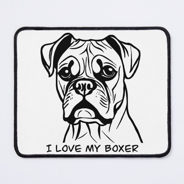 Item preview, I Love My Boxer designed and sold by luckeyduckdesgs.
