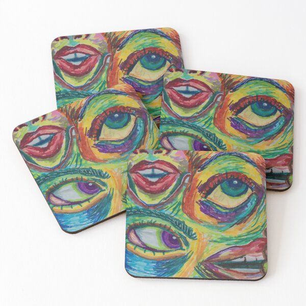 Item preview, Rainbow faces designed and sold by Riley Carroll.