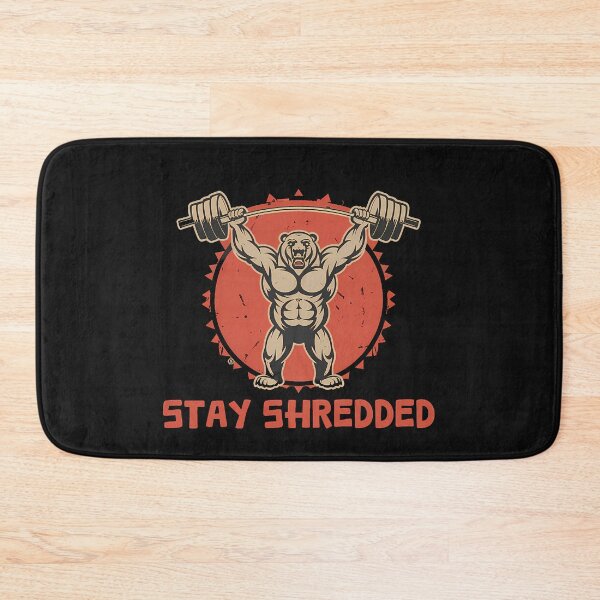 Item preview, Stay Shredded Bear designed and sold by Nikodepa.