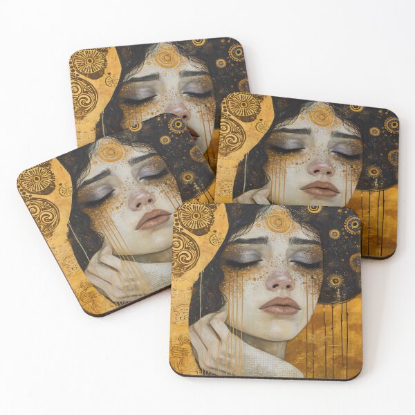 Item preview, Gustav Klimt sty Golden tears painting designed and sold by Akazox.