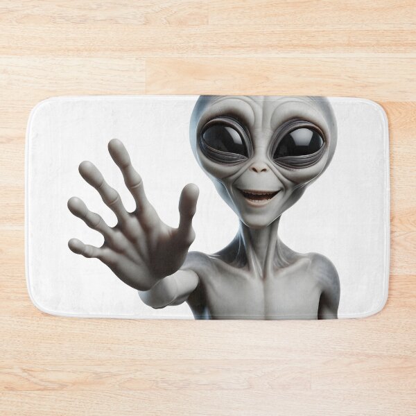 Item preview, A smiling alien who doesn't believe in humans designed and sold by UFOFashionista.
