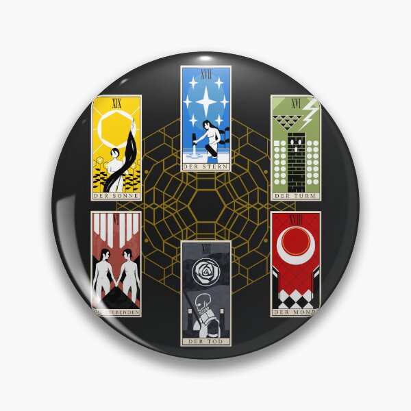 Vista previa del artículo con la obra «Cartas del Tarot Señalis», diseñado y vendido por BitRadical.