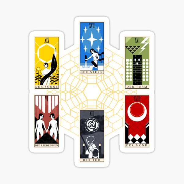 Item preview, Signalis Tarot Cards designed and sold by BitRadical.