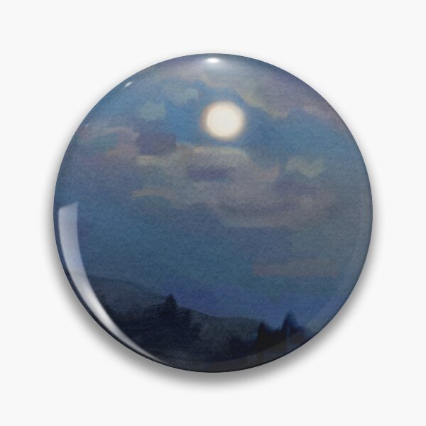 Item preview, Evening Moonlit Landscape designed and sold by CozyPixelFluff.