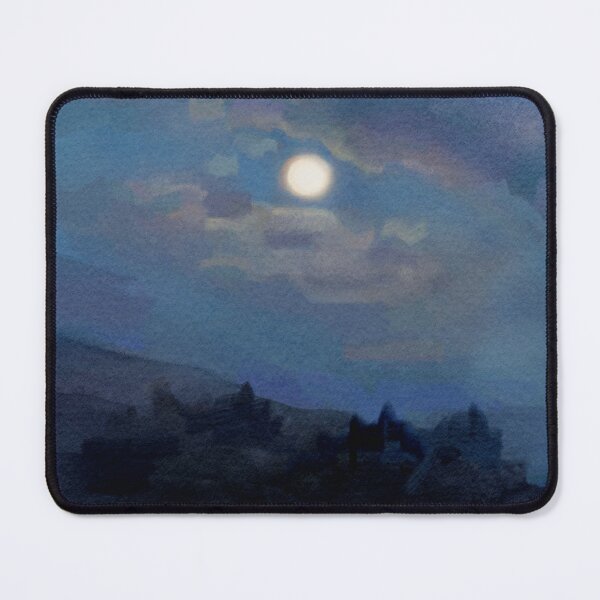 Item preview, Evening Moonlit Landscape designed and sold by CozyPixelFluff.