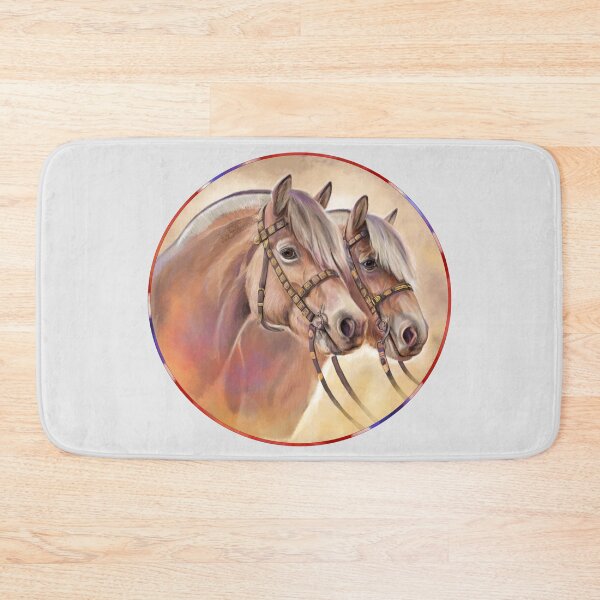 Item preview, Fjord Horses Painting designed and sold by AK-Hevonen.