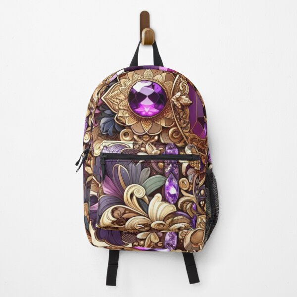 Item preview,  Luxury Floral Chain Digital Art In Purple designed and sold by mymagicstoreus.