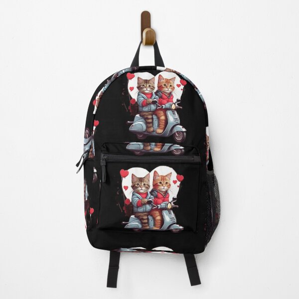 Item preview, Valentine's Day Cat on a Scooter 12k Design | Perfect Gift for Cat Lovers designed and sold by JOY STORE 45.