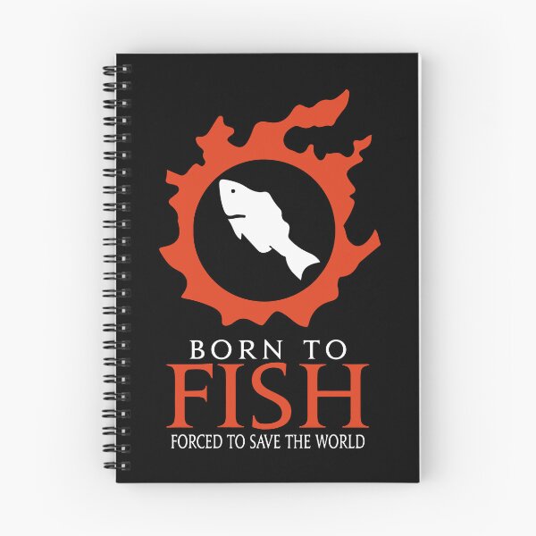 Item preview, Born to Fish Forced to save the world designed and sold by xadrawing.