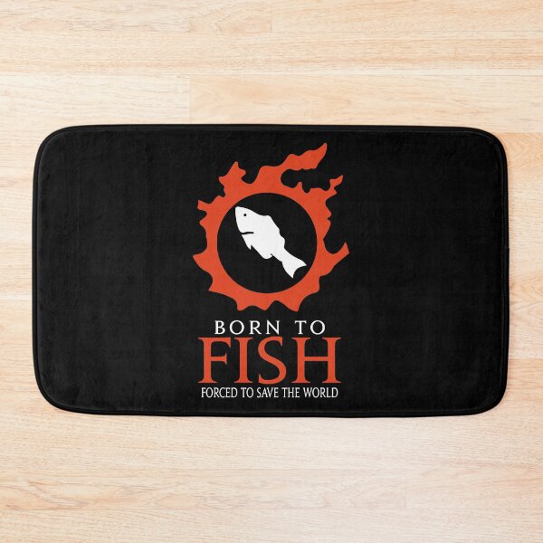Item preview, Born to Fish Forced to save the world designed and sold by xadrawing.