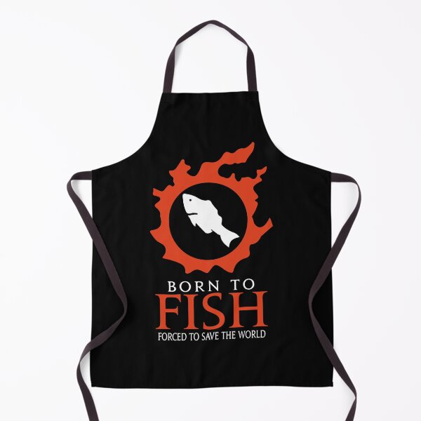 Item preview, Born to Fish Forced to save the world designed and sold by xadrawing.