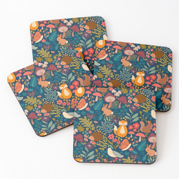 Item preview, Cute forest friends woodland animals designed and sold by Kimmygowland.