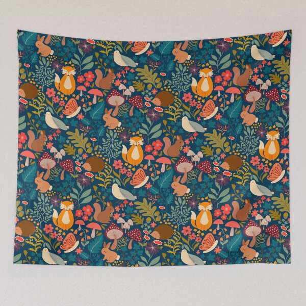Item preview, Cute forest friends woodland animals designed and sold by Kimmygowland.
