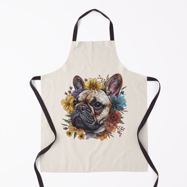 Item preview, Elegant Floral French Bulldog Sticker designed and sold by AzottoShop.