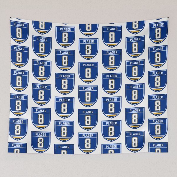 Item preview, Barclay Plager St. Louis #8 emblem designed and sold by Tarroi.