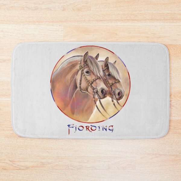 Item preview, Fjord Horses Painting designed and sold by AK-Hevonen.