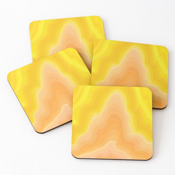 Item preview, Yellow Line Mountain Landscape  designed and sold by Thalia Roman.