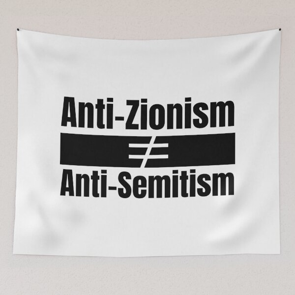 Item preview, anti zionism is not anti semitism designed and sold by Randa Ranmania.