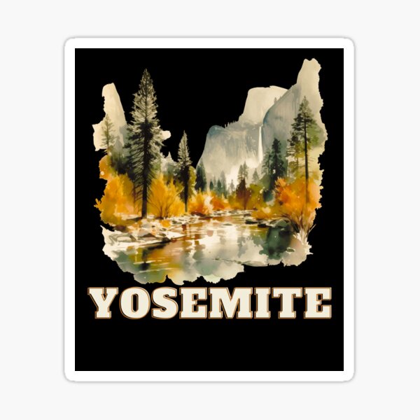 Yosemite National Park California Sticker
