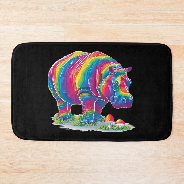 Item preview, Rainbow hippo designed and sold by TheRealmWithin.