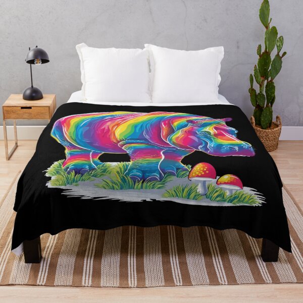 Item preview, Rainbow hippo designed and sold by TheRealmWithin.