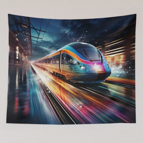 Item preview, Bullet Train - Digital Art designed and sold by SnoopyTF.