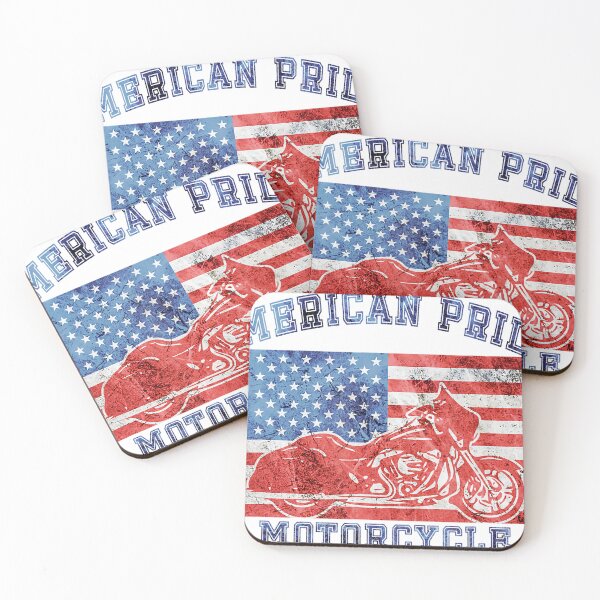 Item preview, American Pride Motorcycle USA I Motorcycle Bike Flag  designed and sold by mechprojects.