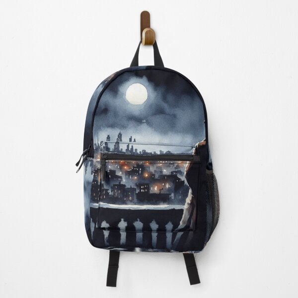 Item preview, Noir Vintage Detective on Rooftop [Watercolor] designed and sold by RESToRAPTOR.
