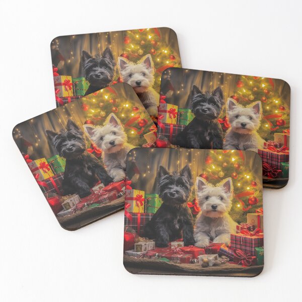 Item preview, Westie and Scotty Christmas designed and sold by skibreck.