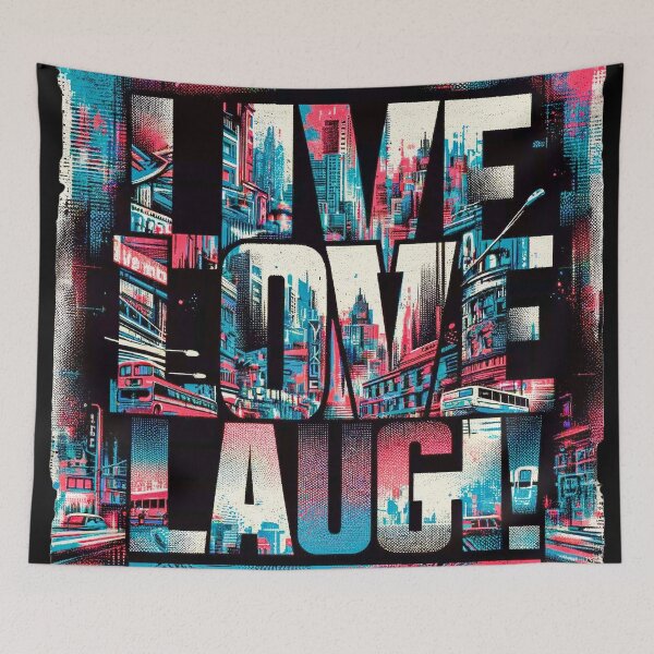 Item preview, Urban Energy - Live Love Laugh | Streetwear Art designed and sold by TriarArt.