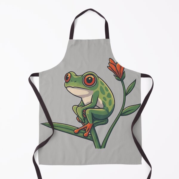 Item preview, Frog Chilling on Flower designed and sold by Nikodepa.