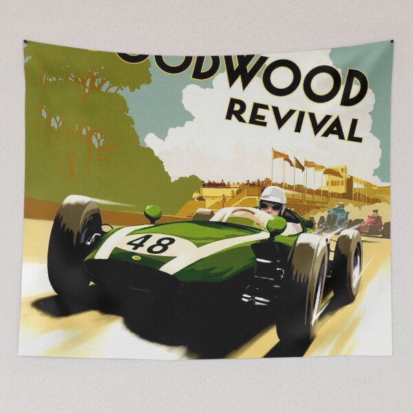Item preview, Goodwood Revival Poster – Classic Historic Motorsport Art designed and sold by Road To Track.