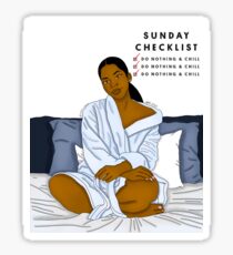 Sunday Checklist Sticker