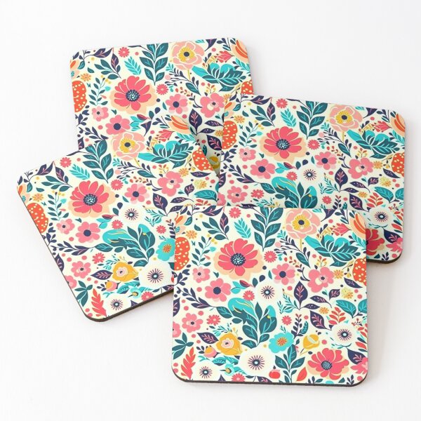 Item preview, Blossoming Beauty: A Vibrant Floral Pattern designed and sold by Vision Crafted.
