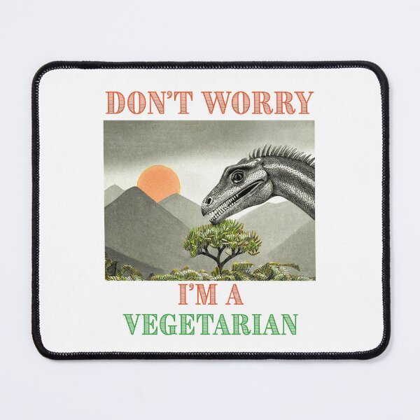 Item preview, Don't worry I'm a vegetarian. Vegan Mem Humor Design. designed and sold by HEMRO.