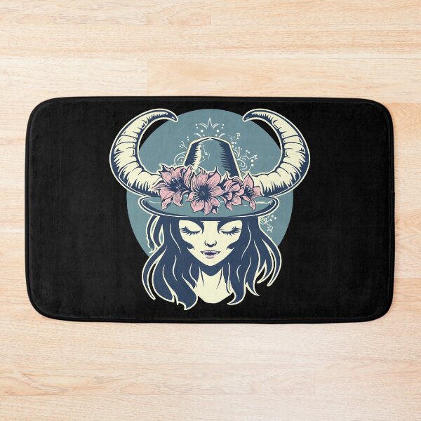 Item preview, Witch in a horned hat designed and sold by TheRealmWithin.