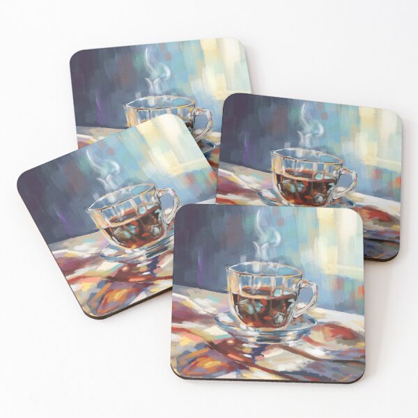 Item preview, Coffee in a clear cup designed and sold by Lily Mailloux.