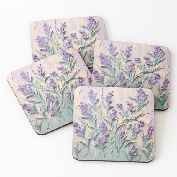 Artikelvorschau, Impasto-Kollektion – Lavendel-Cremefelder entworfen und verkauft von PrincessaCharms.